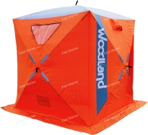 Палатка зимняя КУБ WOODLAND ICE FISH 4 180х180х210см оранжевая