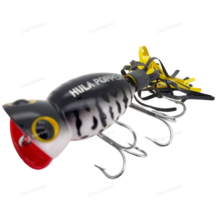 Воблер поверхностный Pradco ARBOGAST Hula Popper G750 BW 75мм 18гр