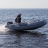 Лодка надувная моторная многоцелевая из ПВХ морского класса Badger HEAVY DUTY HD430 серый 4,3м