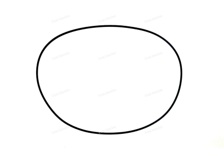 Прокладка крышки Kawasaki 650-1100, 008-418