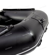 Лодка надувная моторная многоцелевая из ПВХ морского класса Badger HEAVY DUTY HD470 чёрный 4,7м