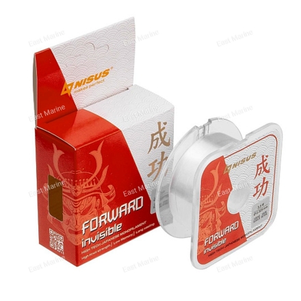 Леска монофильная NISUS FORWARD Invisible 0,370мм/100м/10,45кг Nylon (N-FI-0370-100)