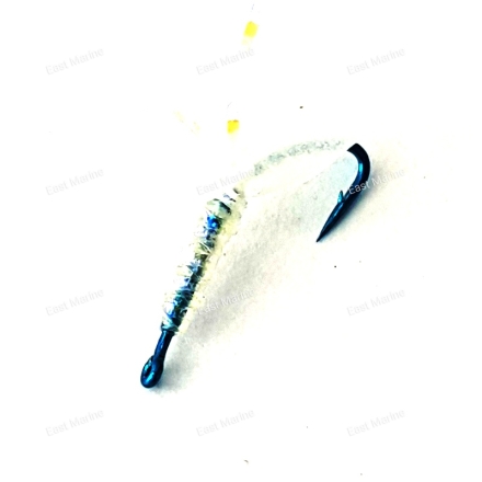 Крючок на корюшку c MobiSkin №3 синий/UV