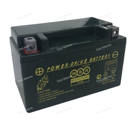 Аккумулятор WBR 150*88*93 MT12-10A (полярность прямая)