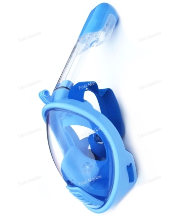 Маска с трубкой детская  FREE BREATH, синяя, размер XS SF70585-B