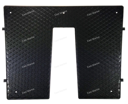 Накладка на транец черная B184030 430x324x6.6 мм