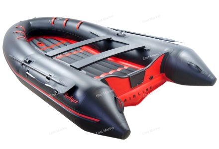 Лодка надувная моторная BADGER AIR LINE ARL390-BLACK/RED с НДНД 3,9м