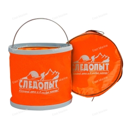 Ведро складное СЛЕДОПЫТ 9л оранжевый PF-CT-F16