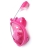 Маска с трубкой детская FREE BREATH, розовая, размер XS SF70585-P