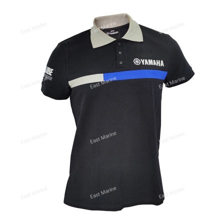 Поло черная Paddock, р.L. 90798-P02BK-LG