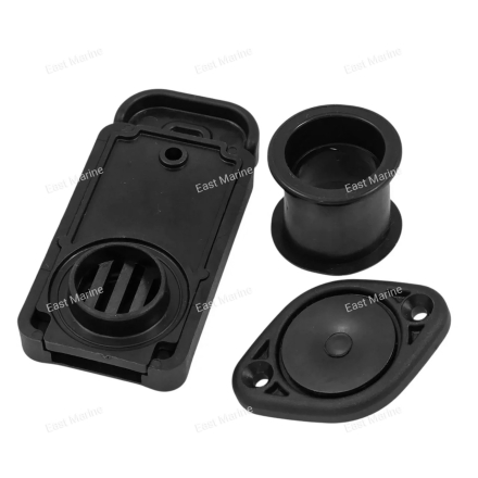 Клапан сливной шиберный (35 мм), цвет чёрный    100-124