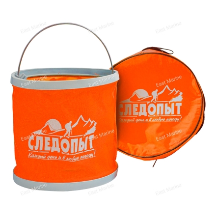 Ведро складное СЛЕДОПЫТ 11л оранжевый PF-CT-F17