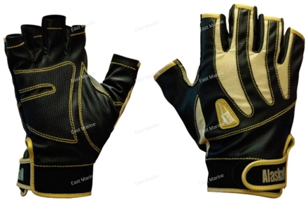 Перчатки спиннингиста Alaskan беспалые BL/Beg XL (AGWK-03XL)