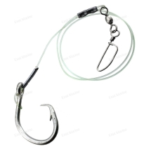 Оснастка палтусовая с одним крючком 16/0 тест: 50кг