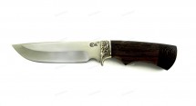 Нож туристический ЛОРД кованая нержавеющая сталь 95х18 дерево/венге ножны/кожа