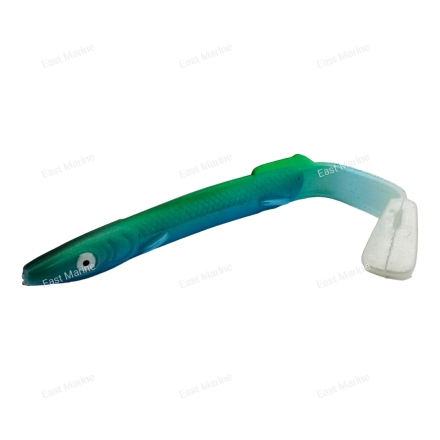 Виброхвост Tapole B115LBG 11,5см зелёный/голубой (OF-B115LBG)