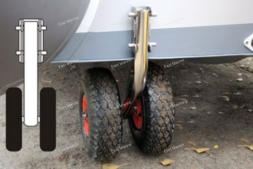 Колёса транцевые двойные для ПВХ лодки HANDY WHEELS BHW-2 140-150кг