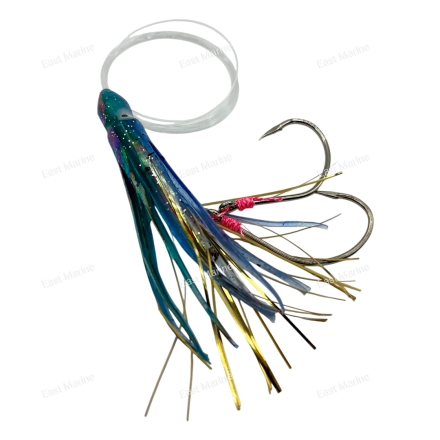 Октопус оснащенный 2HS-14XC130 голубой-зеленый/лазерный рисунок