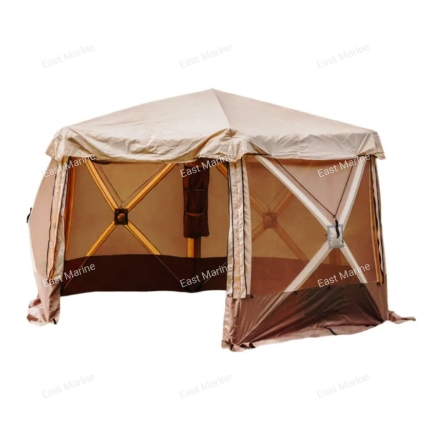 Шатёр СЛЕДОПЫТ быстро сборный 6 стен / 3,35 х 3,85 х 2,25м / 9,3кв.м SANDSTORM (PF-TOR-K11)