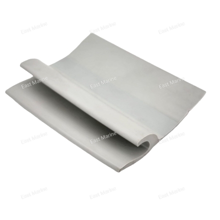 Привальная лента ПВХ св. серая 80 мм