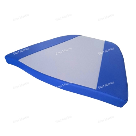 Подушка на носовой рундук EM390R, винил, цв.серый/синий