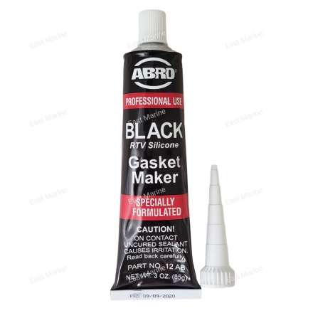Герметик прокладок силиконовый ABRO MASTERS (черный) 85 г
