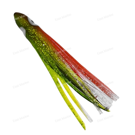 Октопус OF 6,5см уп.5шт зеленый-красный-салатный/лазерный рисунок