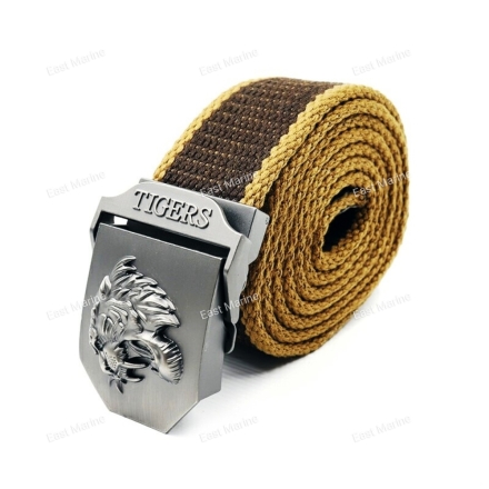 Ремень СЛЕДОПЫТ-Тигр PF-BE-07 1400х36мм/ текстиль коричневый