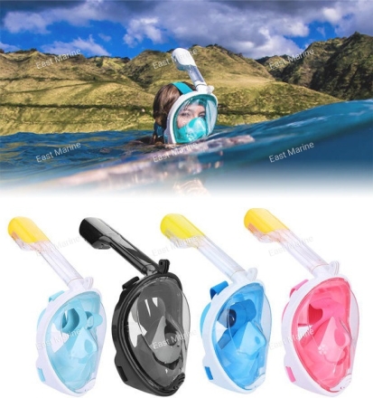 Маска с трубкой  FREE BREATH, розовая, размер L-XL SF70584-2P