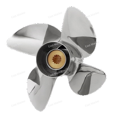 Винт PowerTech для Yamaha SCB4R13P-YS50, шаг 13, 4-х лопастной, правого вращения.