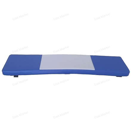 Накладка на банку мягкая (100см) EM390R, Винил, цв.серый/синий