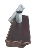 Универсальный крепежный блок УКБ-3А (с 2 держ. спиннинга и площ. для эхолота)