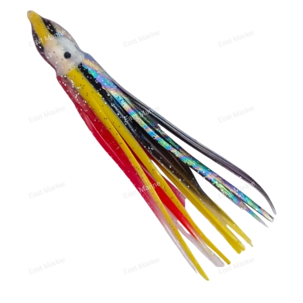 Октопус OF 11,5см уп.5шт ораньжевый-желтый-бордовый/лазерный рисунок