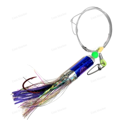 Оснастка на кету 5L-40/BL поводок с капсулой/синий//крючок/октопус (5L-40/BL)