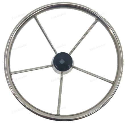 Руль 395 мм, нерж. 316 сталь SF80601-2