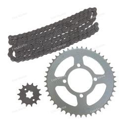 Цепь и звёздочки (комплект) для YBR-125        5VL-W001A-00