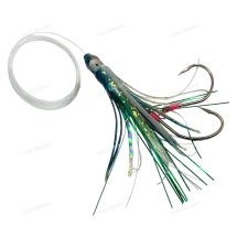 Октопус оснащенный 2HS-14XC1162 с-синий-белый-золотой/лазерный рисунок