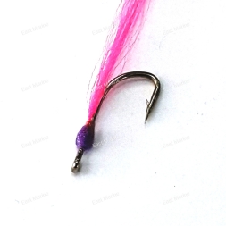 Крючок на корюшку с Бородкой №3 розовый