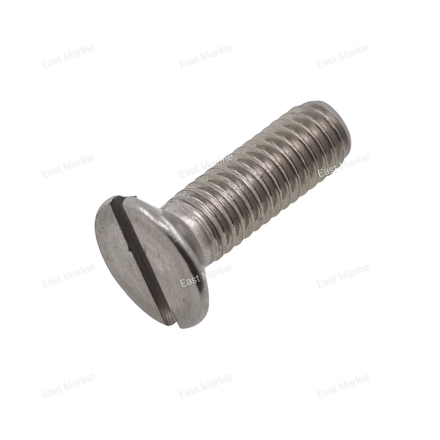 Винт с потайной головкой прямым шлицем М6х20