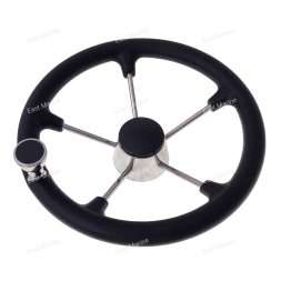 Руль 343 мм, нерж. 304 сталь чёрный            SF80607-101