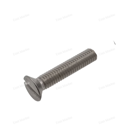 Винт с потайной головкой прямым шлицем М6х25