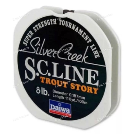 Леска монофильная DAIWA Silver Creek Trout 0,267мм/100м/5кг