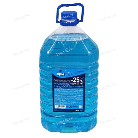 Стеклоомывающая жидкость TopCool DREAM CLEAN -25 ПЭТ 4л.