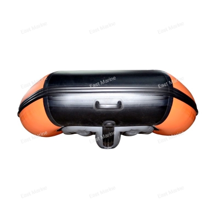 Лодка надувная моторная ALTAIR HD360 с НДНД оранжевый/серый