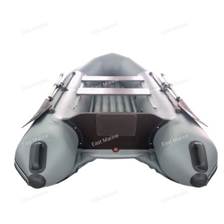 Лодка ПВХ &quot;Бирюса-285&quot;  надувное дно  (серая)     B1-02-100G