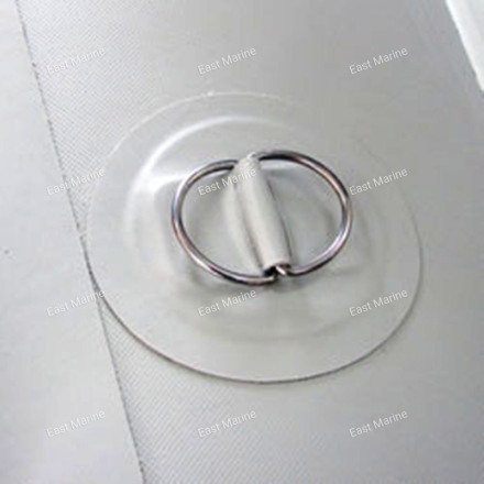 Люверс для ПВХ лодки серый