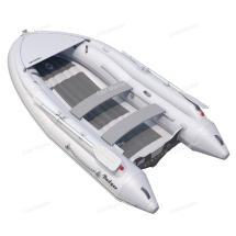 Лодка надувная моторная BADGER AIR LINE ARL390S-GREY НДНД 3,9м с штормовым бортом