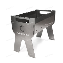 Мангал фигурный &quot;Следопыт&quot; складной, 502х290х400 мм, толщина 2 мм, без шампуров, в сумке