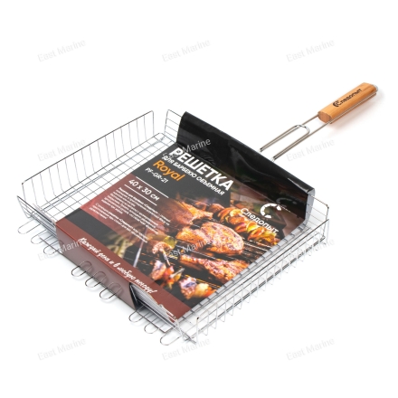 Решетка для барбекю объемная &quot;СЛЕДОПЫТ&quot; Royal , 40х30х7 см/18/