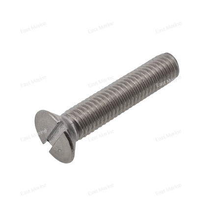 Винт с потайной головкой прямым шлицем М8х50